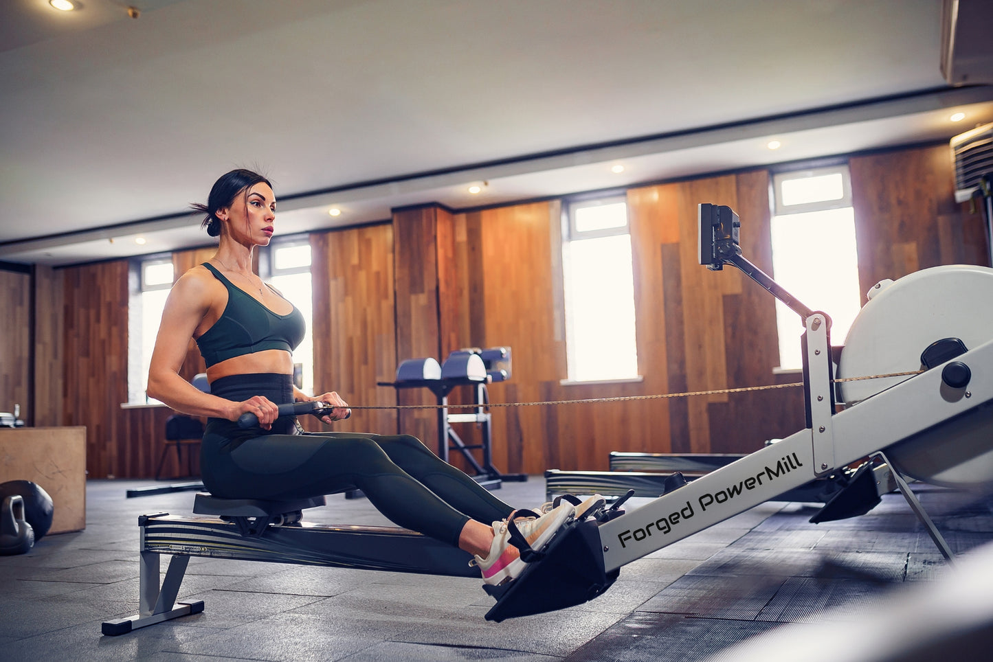 Forged PowerMill Rowing Machine
